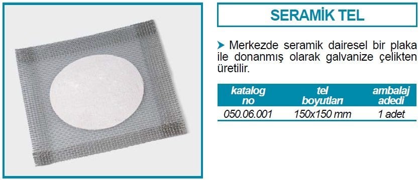 İSOLAB 050.06.001 seramik tel